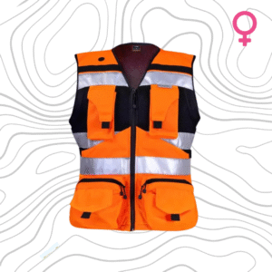 Chaleco Geologo Activex Miner Mujer Naranjo